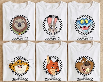 Disney Zootopia 2-shirt, Judy Hopps en Nick Wilde-sweatshirt, Zootopia-peuter-kinderT-shirts, Disneyland Trip-shirts, WDW Family-T-shirt