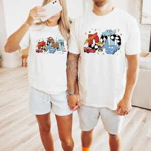 Cars Mom Dad T-shirt, Disney Family Tee, Lightning McQueen Matching Sweatshirt, Pixar Cars Mama Dada Gift, Disneyland Family Trip Tees