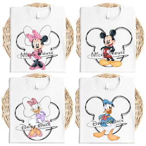 Mickey and Friends Shirt, Disney Trip Sweatshirt, Mini Mouse T-Shirt, Daisy and Donald Duck Shirt, Pluto And Goofy Dog Tee