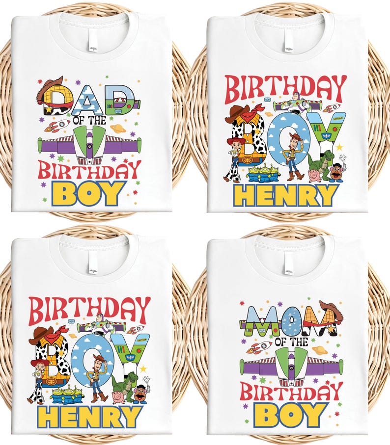 Toy Story Birthday T-shirt, Disney Woody Birthday Boy Tee, Buzz Lightyear Birthday Gift, Toy Story Family Birthday Trip Sweatshirt