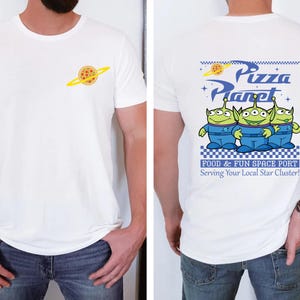 Pizza Planet T-shirt, Toy Story Alien Tee, Disney Pixar Sweatshirt, Disneyland Trip Sweater, Food & Fun Shirts, Epcot Family Trip Tees