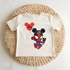 Custom Spiderman T-shirt, Spidey and Amazing Friends Tee, Disney Mickey Spider Tees, Disneyworld Hero Kids Sweatshirt