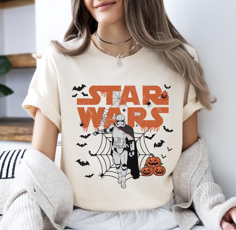 Star Wars Halloween Shirt, Darth Vader Pumpkin Season Tee, Disney Chewbacca Group Sweatshirt, Galaxys Edge Spooky Hoodie, Scary Baby Yoda