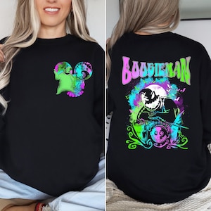 Halloween Oogie Sweatshirt, Disney Mickey Head Spooky Tee, Nightmare Before Christmas T-shirt, Spooky Season Horror Hoodie