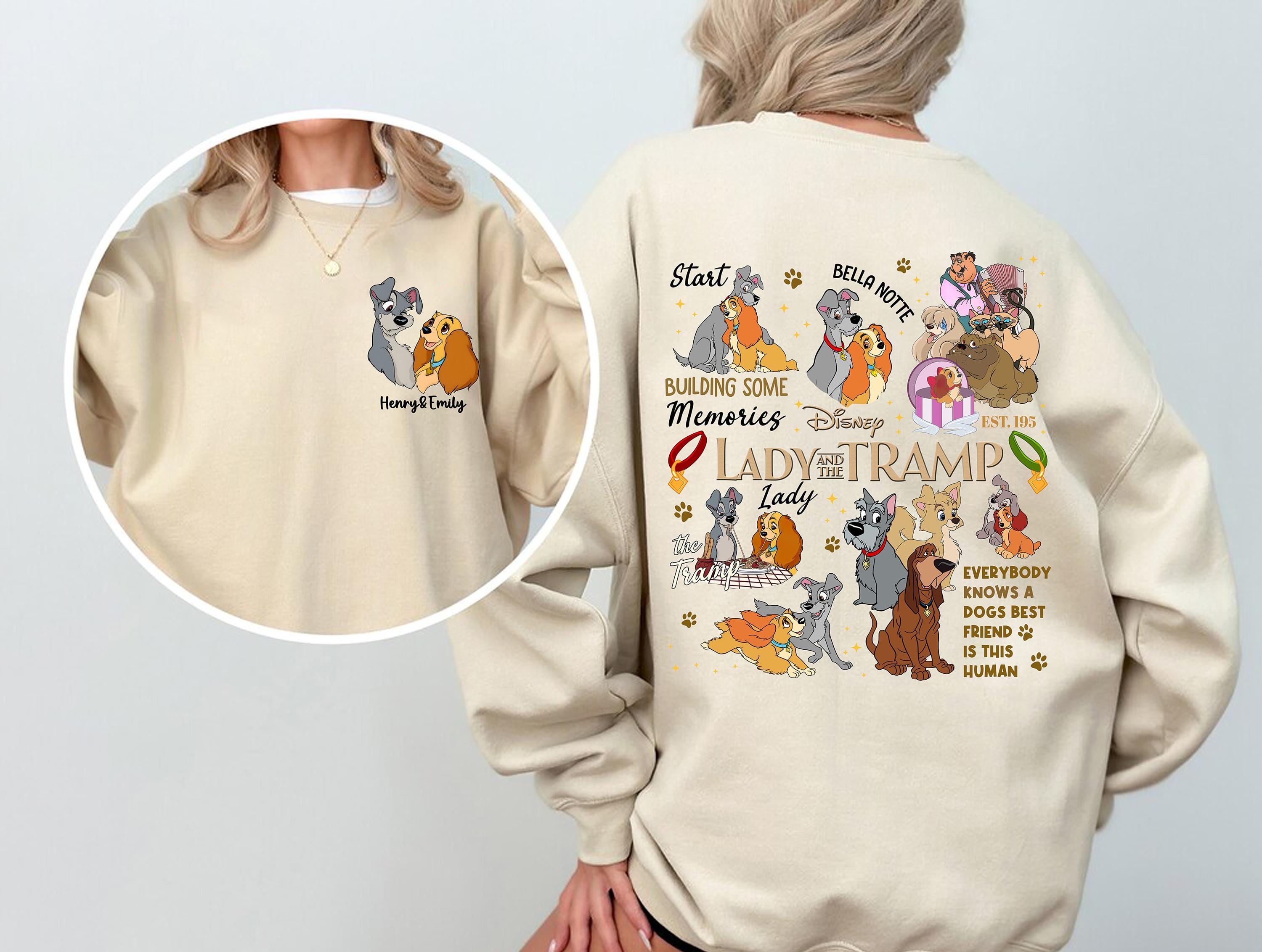 Lady and the Tramp Couples Hoodie - Etsy