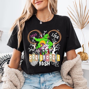 Disney Oogie Halloween Shirt, Mickey Boogie Man Nightmare Tee, benutzerdefiniertes gruseliges Saison passendes Sweatshirt, Horror Freunde Geschenk Hoodie