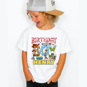 Toy Story Birthday T-shirt, Disney Woody Birthday Boy Tee, Buzz Lightyear Birthday Gift, Toy Story Family Birthday Trip Sweatshirt