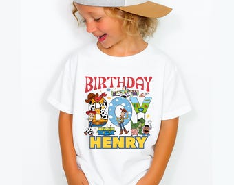 Toy Story Birthday T-shirt, Disney Woody Birthday Boy Tee, Buzz Lightyear Birthday Gift, Toy Story Family Birthday Trip Sweatshirt