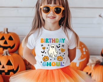 Birthday Ghoul Shirt, Halloween Birthday Girl Tee, Spooky Birthday Party Sweatshirt, Ghost Birthday Boy Gift