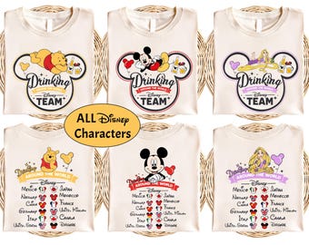 Epcot Drinking Around The World Shirt, Disney Drink Team Sweatshirt, Mickey and Friends Trip Tee, Disney World Food and Wine Festival Shirts