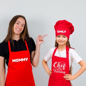 Personalized Kids Apron, Toddler Apron, Customized Apron, Little Chef, Cooking Apron, Kids Apron, Kitchen Apron, Custom Apron, Child Aprons