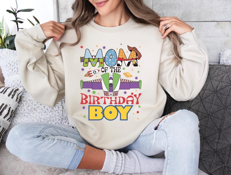 Toy Story Birthday T-shirt, Disney Woody Birthday Boy Tee, Buzz Lightyear Birthday Gift, Toy Story Family Birthday Trip Sweatshirt