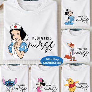 Disney Peds Nurse Shirt, Pediatric Nurse Tee, Mickey Nursing School Sweatshirt, Nurse Week Gift