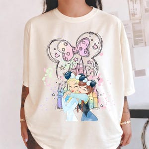 Disney Frozen Shirt, Elsa und Anna T-Shirt, Prinzessin Schloss Sweatshirt, Disneyland Mädchen Reise T-Shirts, Gefrorene Schwestern Shirt, Gefrorene Kleinkind Kinder