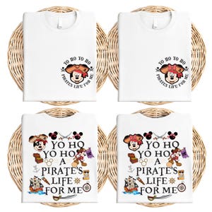 Disney Cruise Shirt, Pirate Mickey Minnie Tee, Pirate&#39;s Life For Me Sweatshirt, Carribean Couple T-shirt, Disneyland Cruising Tees