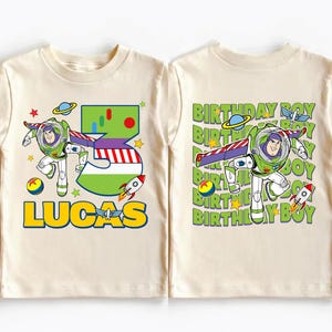 Buzz Lightyear Birthday Shirt, Disney Toy Story Birthday Boy Party Tee, Lightyear Birthday Kids Gift, Custom Buzz Birthday Family Sweatshirt
