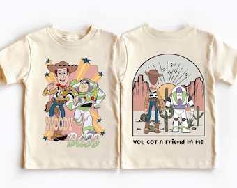 Shirts Toy Story Friends, Woody Buzz Best Friends-T-shirt, Disney Kids Besties-sweater, You've Got A Friend In Me-T-shirt