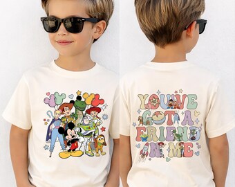 Chemise Disney Toy Story, T-shirt Mickey Friends Trip, sweat-shirt Disneyland Pixar, chemise Buzz l'Éclair, personnages de Toy Story