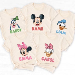 Mickey And Friends Shirt, Custom Disney Trip T-shirt, Mouse Family Sweatshirt, Disneyworld Goofy Shirt, Minnie Tee, Donald Daisy Trip Tees