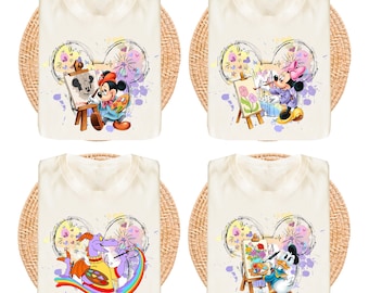 Disney Epcot Art Festival Shirt, Figment Painter Sweatshirt, Mickey And Mouse Artist T-Shirt, Walt Disneyworld Painter Tee