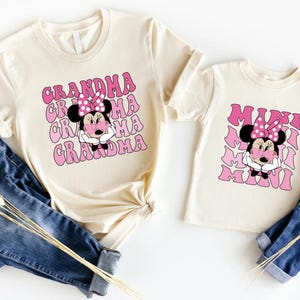 Minnie Mama Mini Shirts, Disney Family Matching Tee, Mouse Mom Daughter Trip Sweatshirt, Mama Baby Mouse Gift, Disneyland Family Sweater