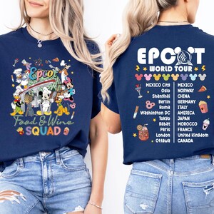 Disney Food and Wine Festival Shirt, Mickey Drinking Tee, Epcot Festival Hoodie, Disneyland World Tour Sweatshirt, Mouse Snacks Tees