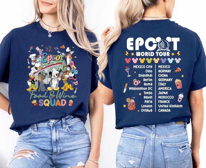 Disney Food and Wine Festival Shirt, Mickey Drinking Tee, Epcot Festival Hoodie, Disneyland World Tour Sweatshirt, Mouse Snacks Tees
