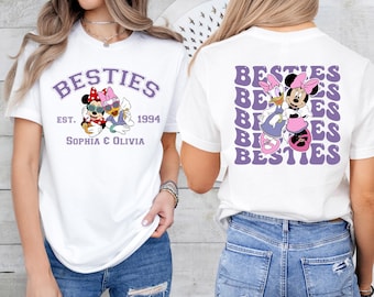 Disney Mini Besties Shirt, Daisy Duck Bestie Trip T-Shirt, Best Friend Matching Sweatshirt, Disneyland Girls Matching Tee