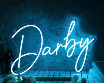 Letrero de neón personalizado con nombre: regalo personalizado con LED, decoración para dormitorio