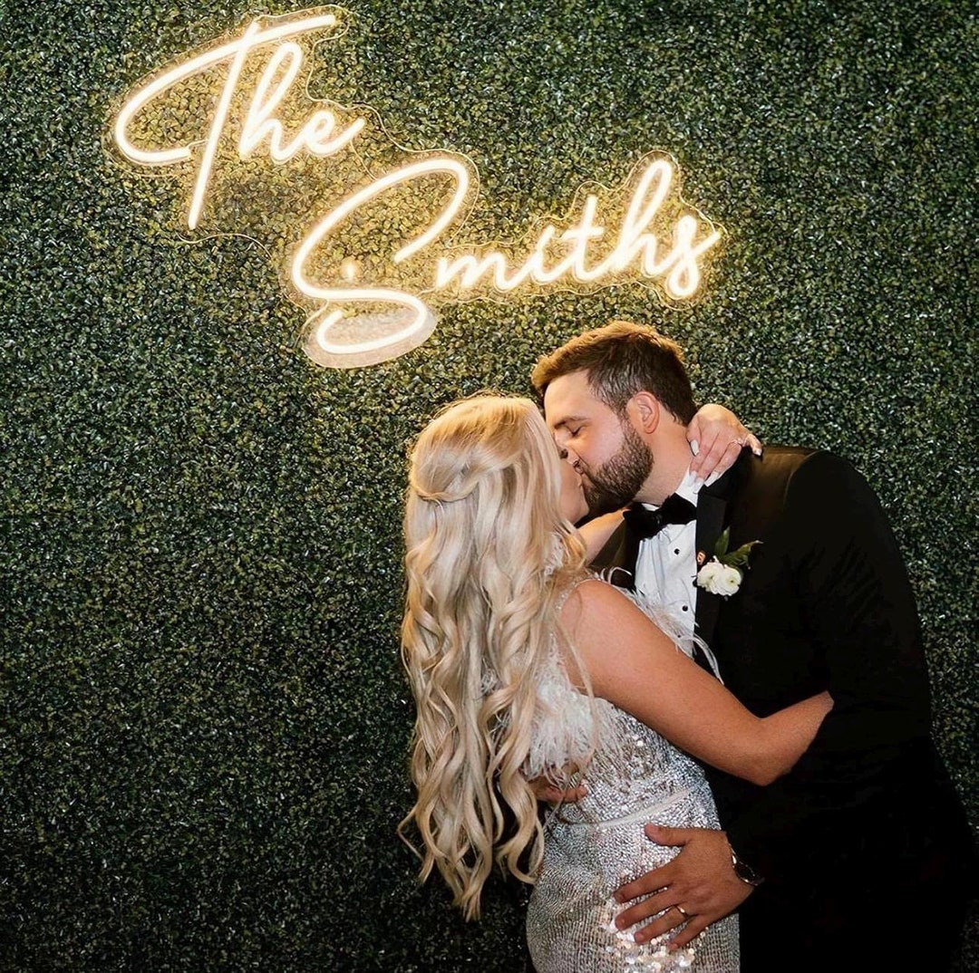 Reception Neom Sign Wedding Neon Sign, Custom Wedding Sign for Reception, Neon Sign Wedding ...
