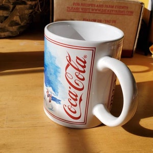 Coca-Cola, Polar Bear Push, coffee mug, 1996,