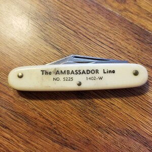 Ambassador line advertising knife