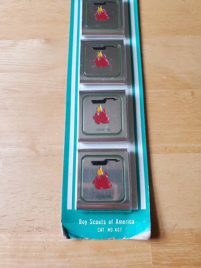 Vintage, Old Stock, Boy Scouts, Cooking, Skill Awards, Belt Loops, Pack