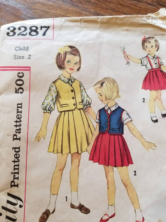 Simplicity printed pattern  #3287, size 2 - image 2
