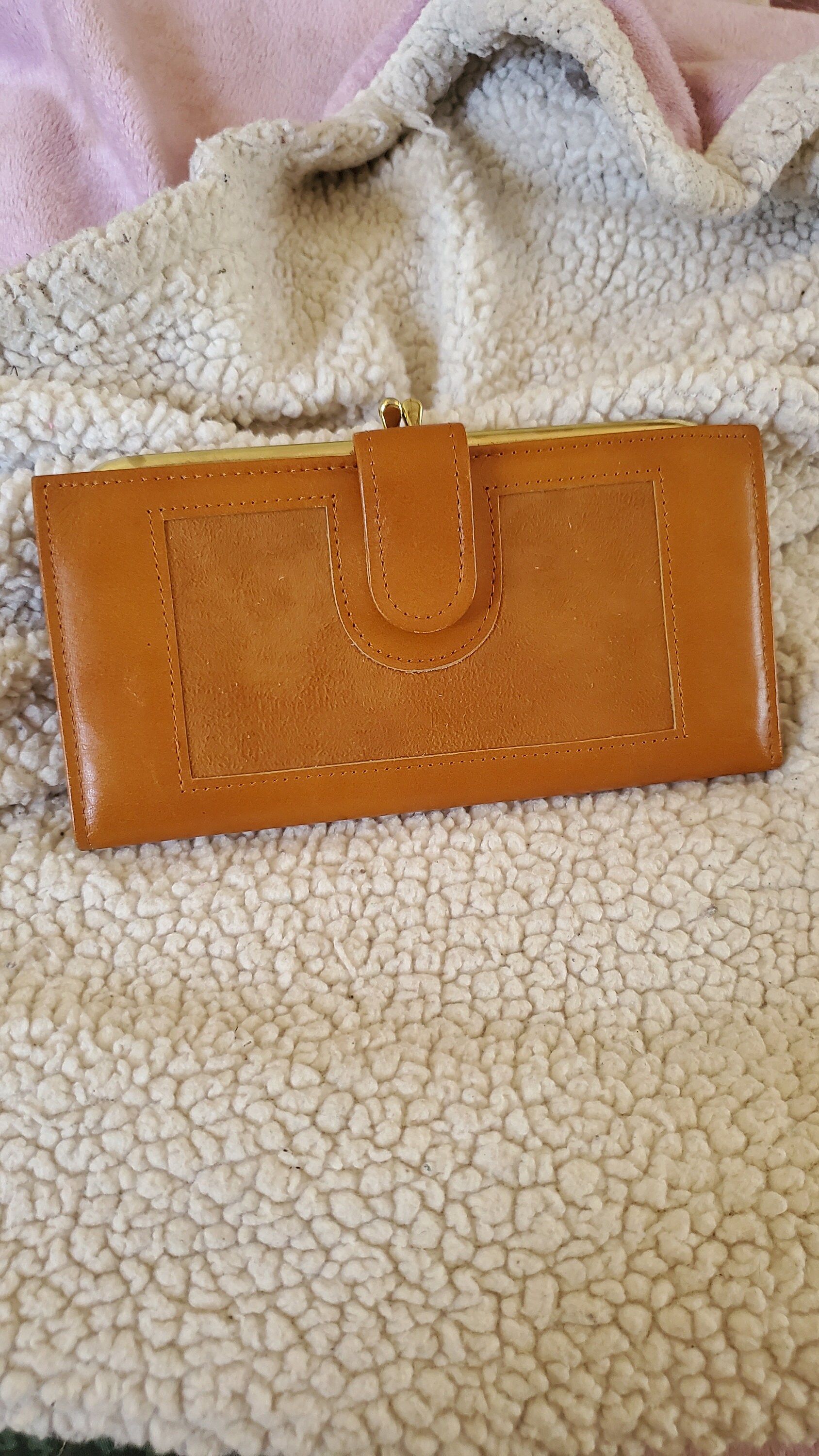 Amity Cowhide Wallet, Mid Century, 50s, 60s, Change Purse, Coin