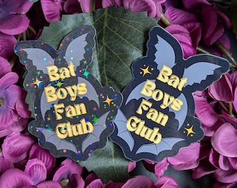 Bat Boys Fan Club Sticker | ACOTAR Sticker | ACOMAF Sticker | Bookish Sticker | Fantasy Book Sticker|Vinyl Waterproof Sticker|Kindle Sticker