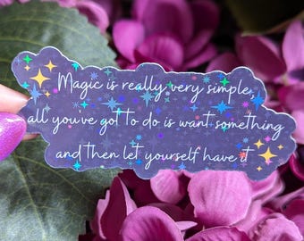 Halloweentown Sticker | Magic Sticker | Cromwell Sticker |Witchy Sticker|Vinyl Waterproof Sticker for Laptop, Water Bottle, Kindle, Notebook