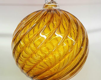 Handblown Glass Ornament  by Tazza Glass