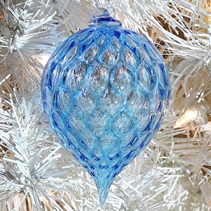 Handblown Glass Ornament by Tazza Glass