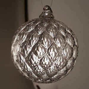 Handblown Glass Ornament by Tazza Glass