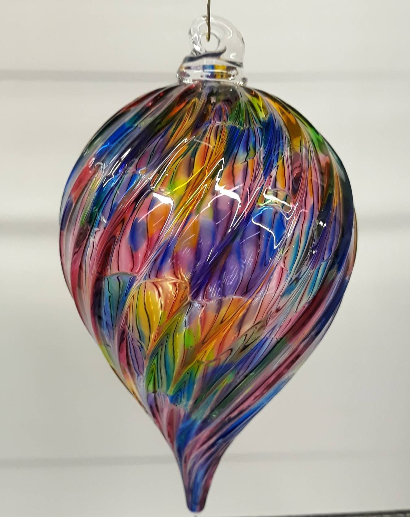 Handblown Glass Ornament by Tazza Glass