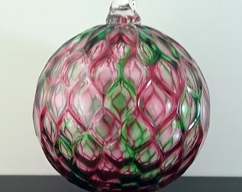 Handblown Glass Ornament  by Tazza Glass