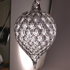 Handblown Glass Ornament by Tazza Glass