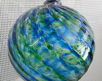 LARGE Handblown Glass Ornament