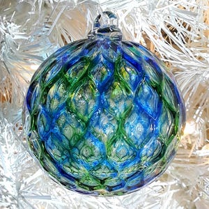 Handblown Glass Ornament  by Tazza Glass