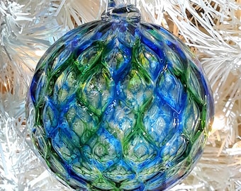 Handblown Glass Ornament  by Tazza Glass