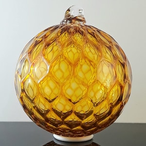 Handblown Glass Ornament by Tazza Glass