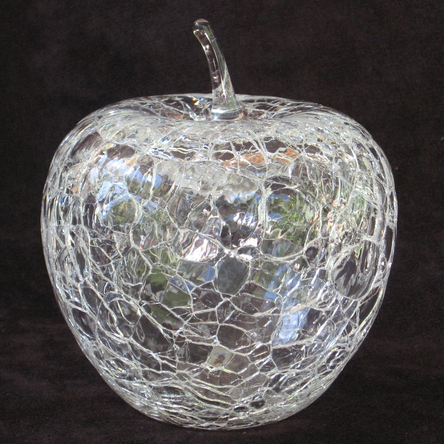 Handblown Art Glass Apple - Etsy