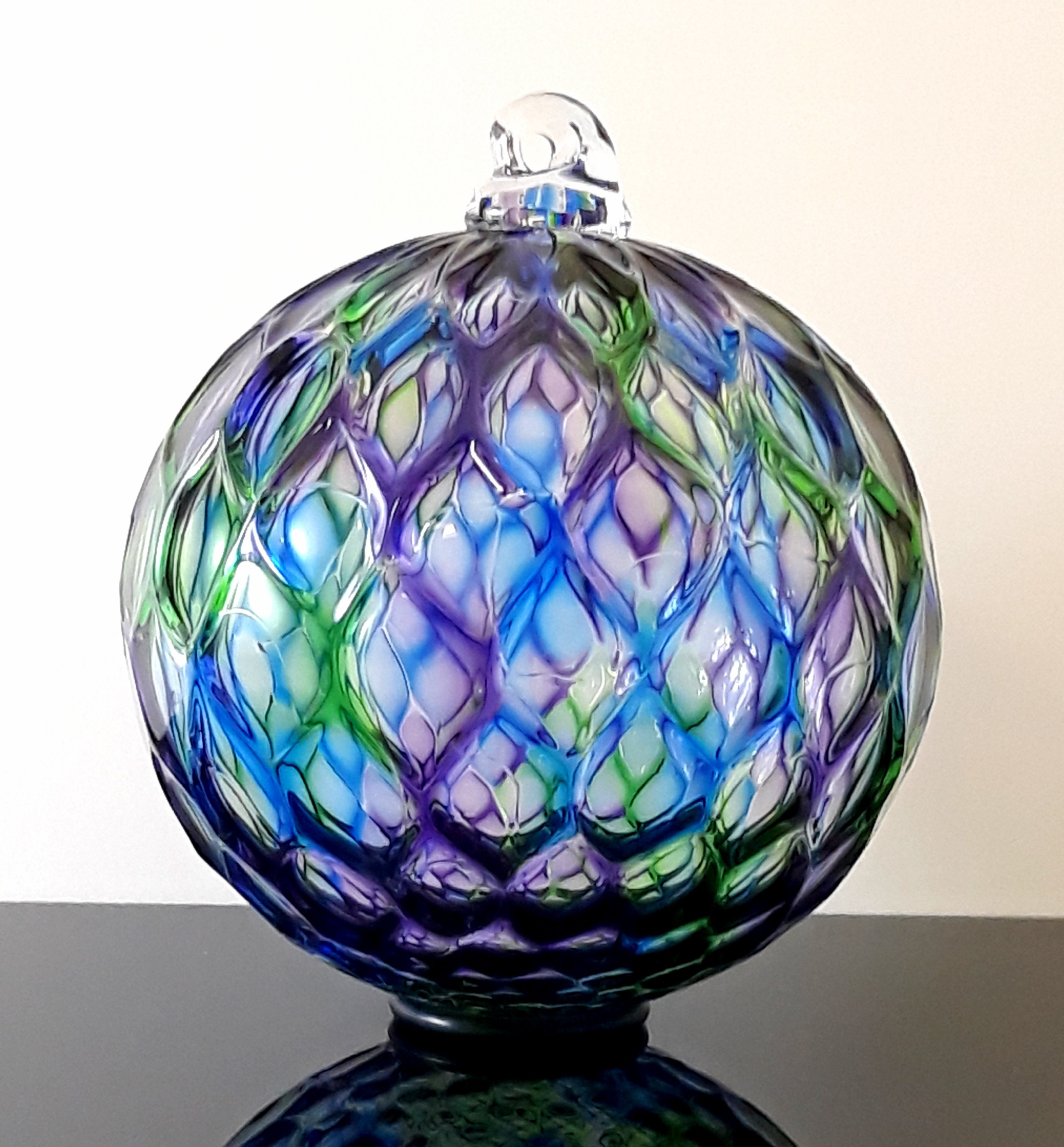 Handblown Glass Ornament  by Tazza Glass