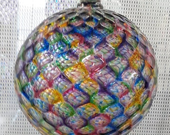 LARGE Handblown Glass Ornament